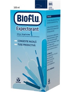 Bioflu Expectorant sirop x 100ml fl.PET, Biofarm Sa Romania