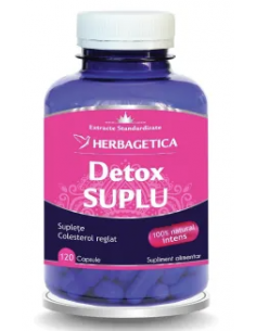 Detox Suplu – 120 capsule Herbagetica