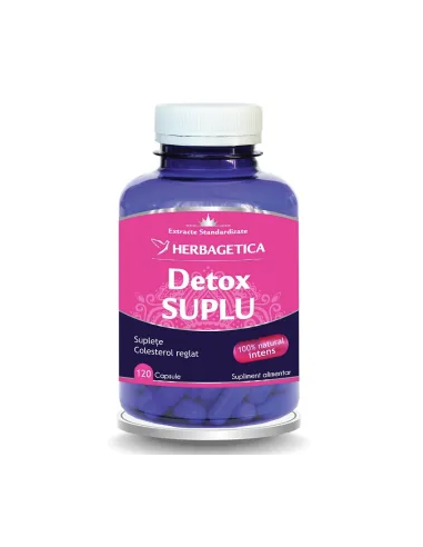 Detox Suplu – 120 capsule Herbagetica