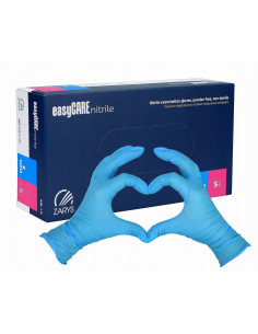 Zarys EasyCARE mănuși nitrilice albastre fără pudră...