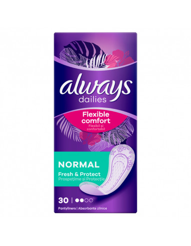 Always Platinum Liners Normal – absorbante zilnice, 30 buc