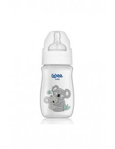 Biberon Safari PP 250 ml cu mâner și tetină silicon...