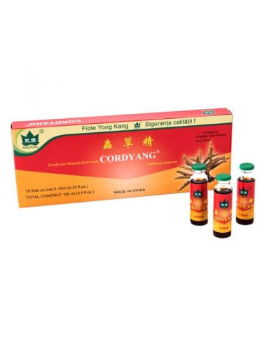 Cordyang – Extract Cordyceps sinensis, 10 fiole x 10 ml