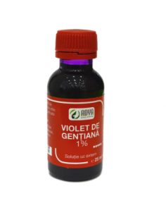 Violet de gențiană 1 % – Soluție antiseptică (Adya Green...