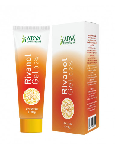 Rivanol 0,2% Gel antiseptic – 75 g