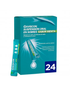 Gaviscon Mentol – suspensie orală, 24 plicuri x 10 ml