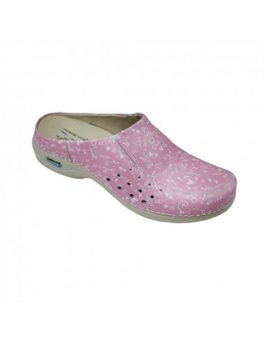 Saboți medicali Nursingcare Wash’Go Berlin – roz „enferm pink”, mărimea 40