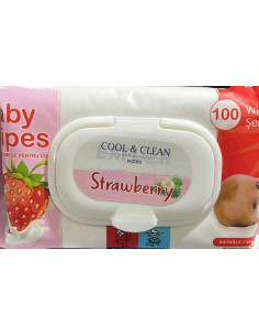 Monuk servetele umede copii capsuni x 100 buc