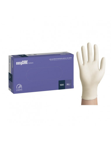 Mănuși examinare latex pudrate, nesterile, mărime XL, 100 buc