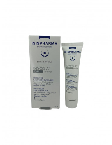 Isispharma Glyco-A Soft Peeling Night Cream 5,5 % – 30 ml