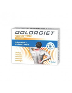 Dolorgiet plasturi termici, 10 bucati, ZDROVIT