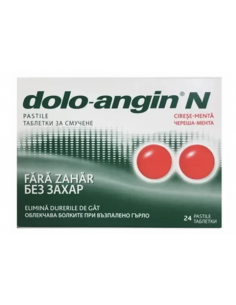 Dolo‑Angin fără zahăr – 24 comprimate