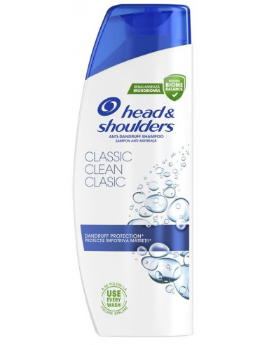 Head & Shoulders Sampon antimatreata Classic Clean, 330 ml, PROCTER & GAMBLE