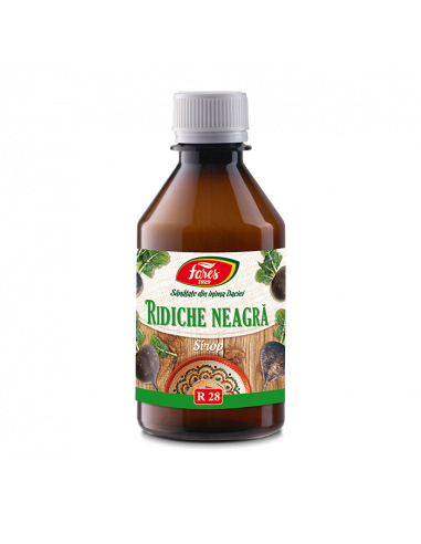 Sirop de ridiche neagra, 250 ml, Fares