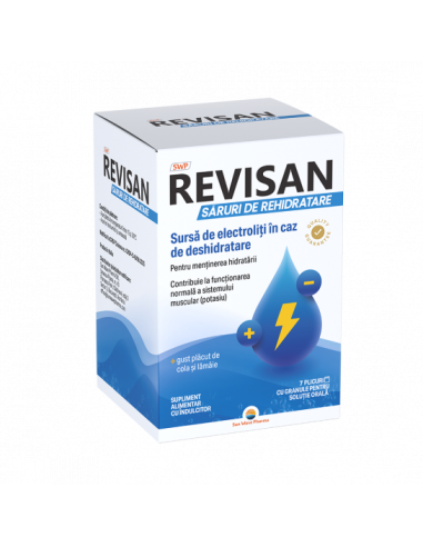 Revisan – Săruri de Rehidratare Orală, 7 plicuri (Sun Wave Pharma)