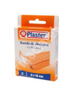 Qplaster bandă de decupat 6x10 cm x 8 plasturi