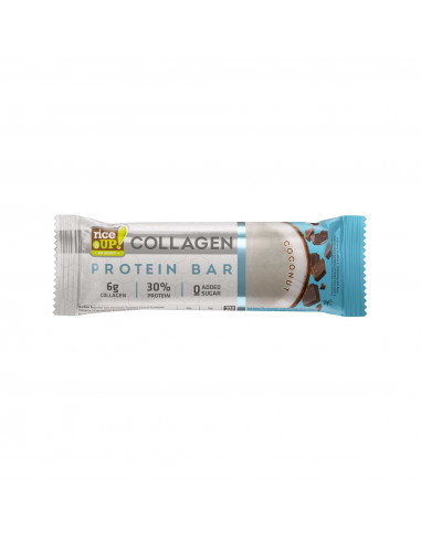 RiceUP! Collagen Protein Bar – Coconut (bară proteică cu colagen, aromă de cocos)