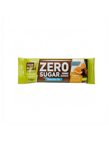 RiceUP! Zero Sugar Gluten Free Oat Bar – Wild Orange & Chocolate, 70 g