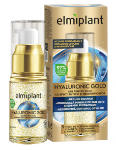 Elmiplant Hyaluronic Gold – Ser pentru conturul ochilor,...