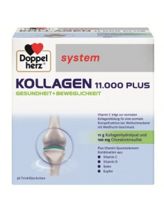 Doppelherz System Kollagen 11 000 Plus — 36 flacoane unidoză