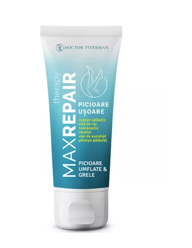 Crema pentru picioare ușoare MaxRepair Therapy, 75 ml