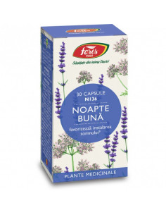 Noapte Bună N136 – 30 capsule (supliment fitoterapic)
