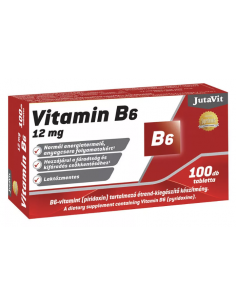 JutaVit Vitamin B6 12 mg (Piridoxin) – 100 tablete