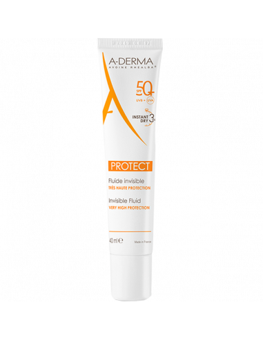 A‑Derma Protect Invisible Fluid SPF 50+ – 40 ml