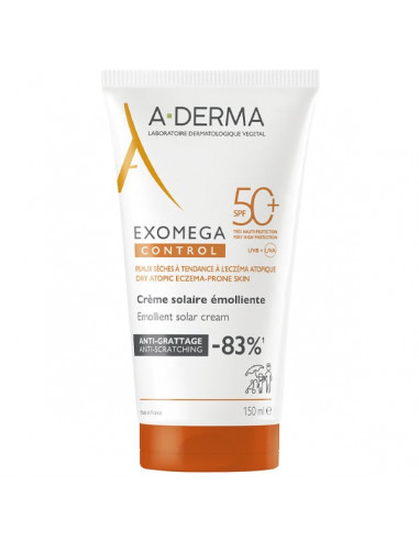 A‑Derma Exomega Control Softening Sun Care SPF 50+ – 150 ml