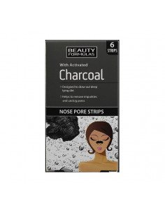 Beauty Formulas Charcoal Nose Pore Strips – 6 bucăți