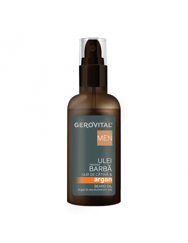 Gerovital men ulei pentru barba cu ulei de catina si argan x 100ml