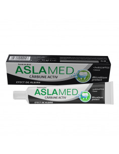 AslaMed – Pastă de dinți cu cărbune activ, 75 ml