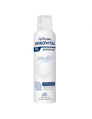 Gerovital H3 Powder – Deodorant antiperspirant spray 150 ml