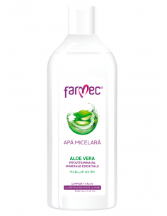 Farmec – Apă micelară cu Aloe Vera, 400 ml