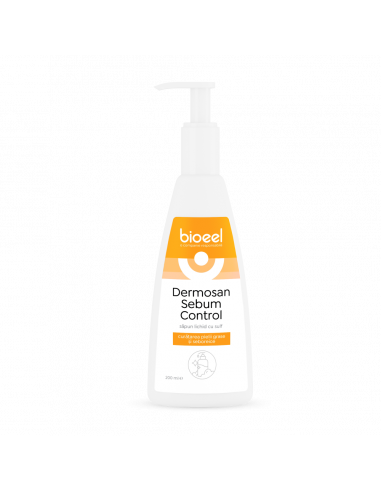 Dermosan Sebum Control – Săpun lichid cu sulf, 200 ml (Bioeel)