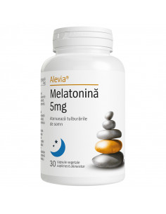 Melatonină 5 mg – 30 capsule vegetale Alevia