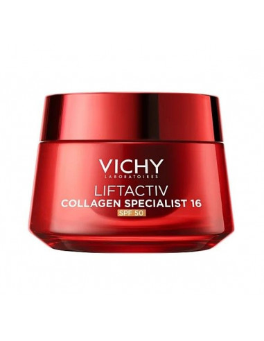 Vichy Liftactiv Collagen Specialist 16 – Cremă de zi cu SPF 50, 50 ml (Refill disponibil)