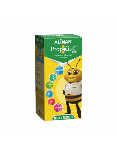 Alinan Propolis C – sirop pentru imunitate copii 100 ml