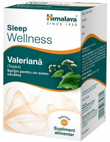 Himalaya Tagara (Valeriana wallichii) – Somn liniștit, 60 tablete