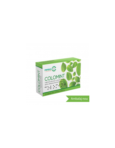 Colomint – supliment digestiv cu ulei de mentă, 24 capsule