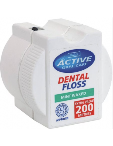 Beauty Formulas Active Mint Waxed Dental Floss – 200 m