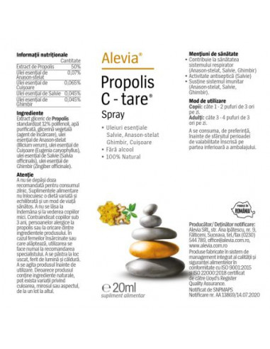 Propolis C-tare Spray – 20 ml