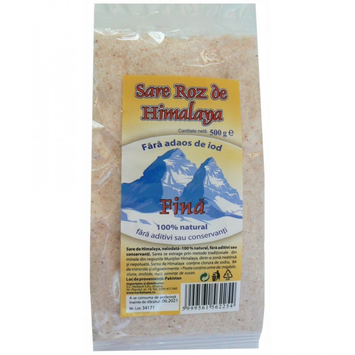 Sare fina de Hymalaia, 500 g, Herbavit