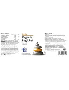Magneziu bisglicinat + Vitamina B6 & Piperină – 60...