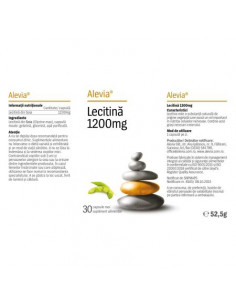 Lecitină Alevia 1200 mg – 30 capsule moi