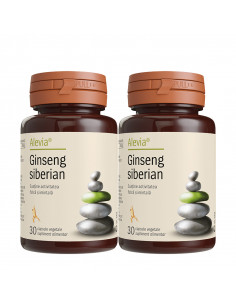 Pachet Ginseng Siberian – 60 capsule vegetale (30 + 30)