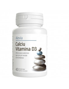 Calciu + Vitamina D3 – 40 comprimate