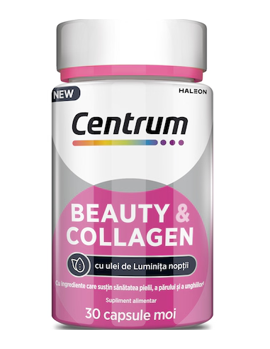 Centrum Beauty & Collagen – cu ulei de luminita noptii 30 capsule moi