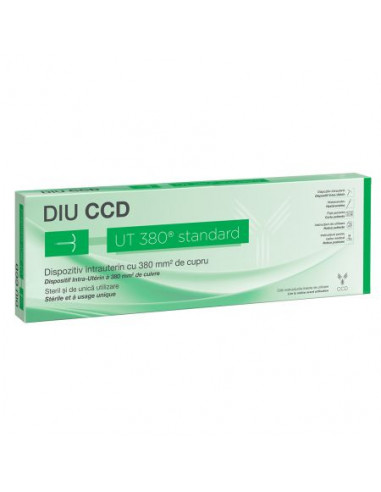 CCD UT 380 Standard – Dispozitiv intrauterin cu cupru (DIU)