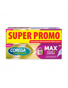 Corega Max Fixare + Confort – 2 x 40 g